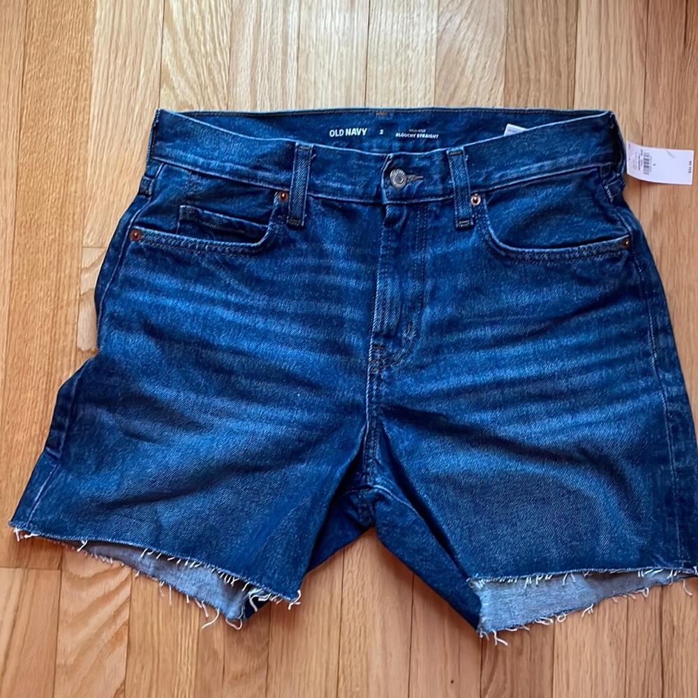 Cut off Jean shorts. High waisted. Size 2. NWT.